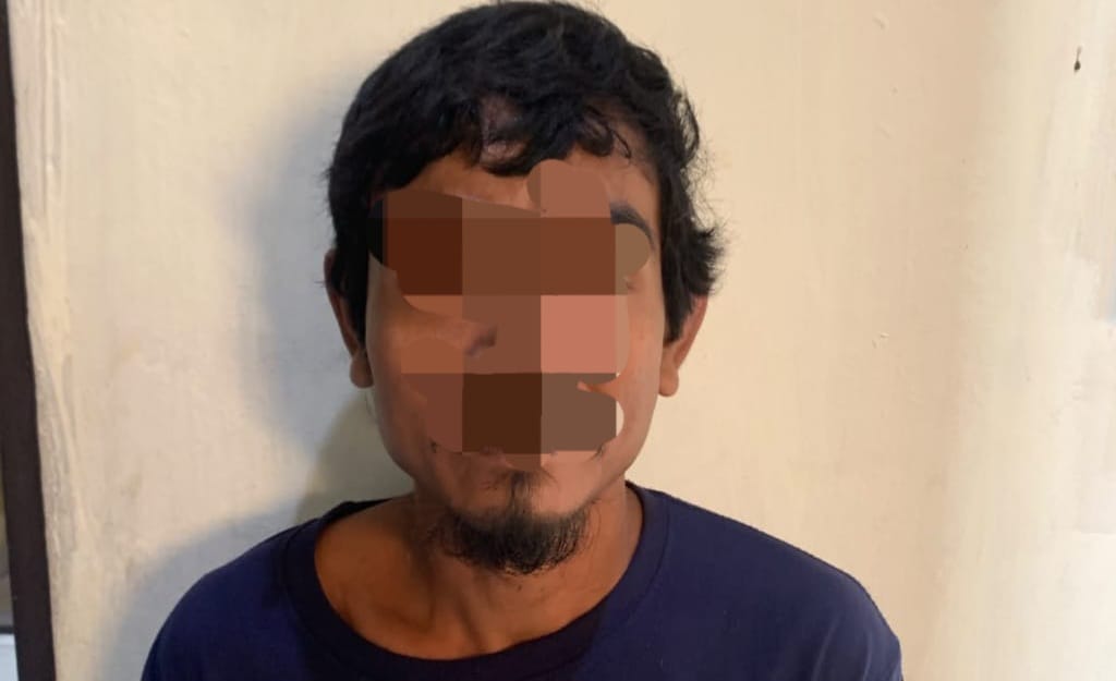 Pelaku diamankan di Polres Oku. Photo : ist