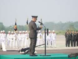 Peringati HUT Ke-81 TNI, Semangat Prajurit Apron Gatot Soebroto Menggelora di Way Kanan